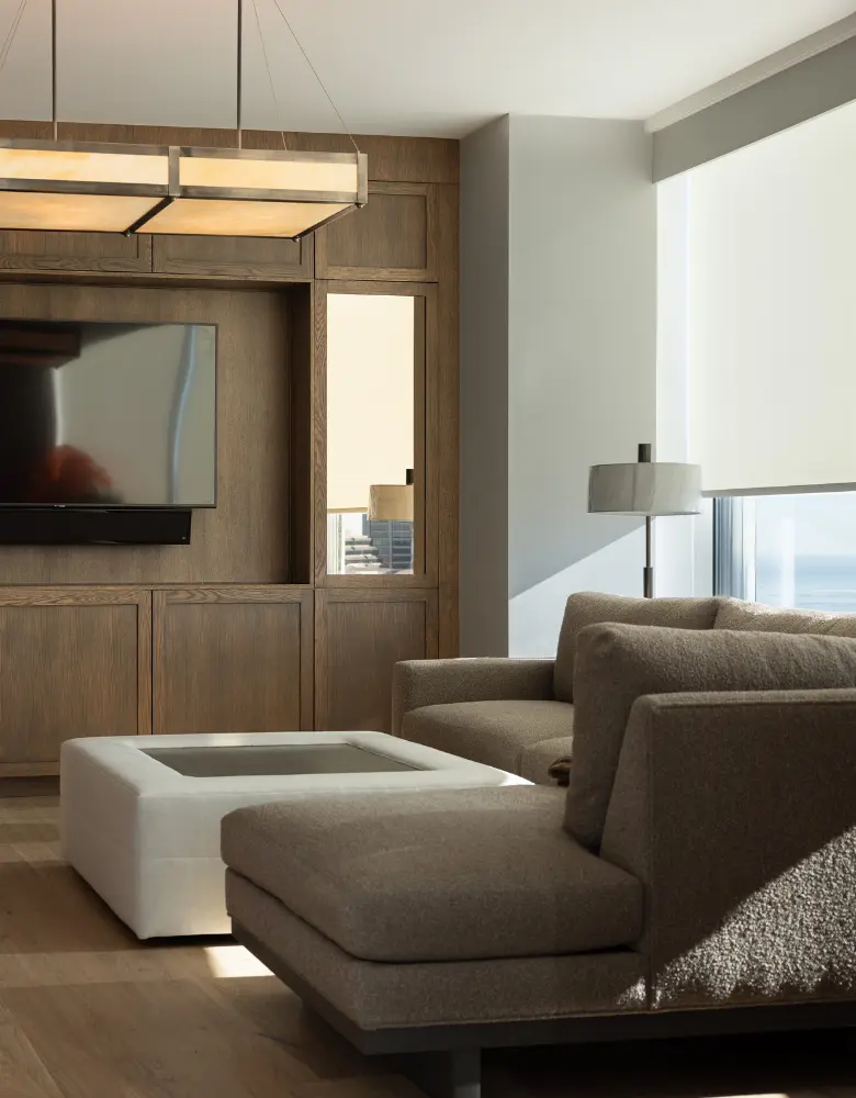 Rift white oak dry bar, Chicago, IL